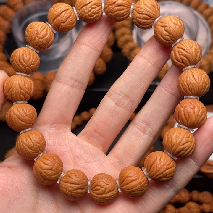 桃核手串聚宝盆13尺寸（13）