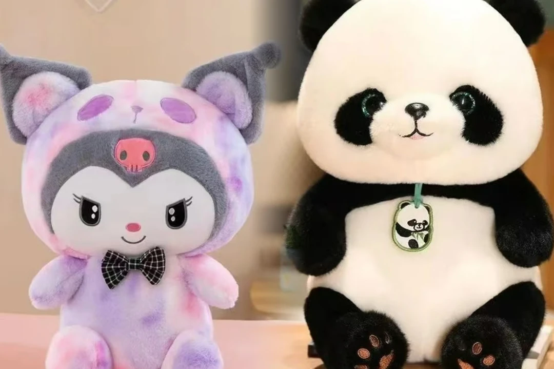 《宠粉福利》大号扎染库洛米+大号熊猫