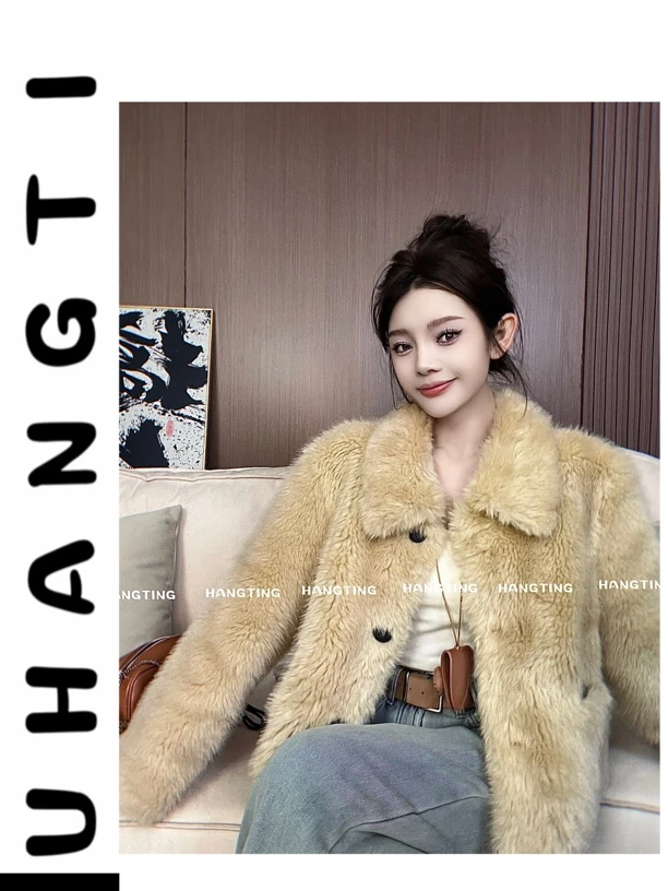 【南法遐想】新款洋气减龄加厚毛毛短外套