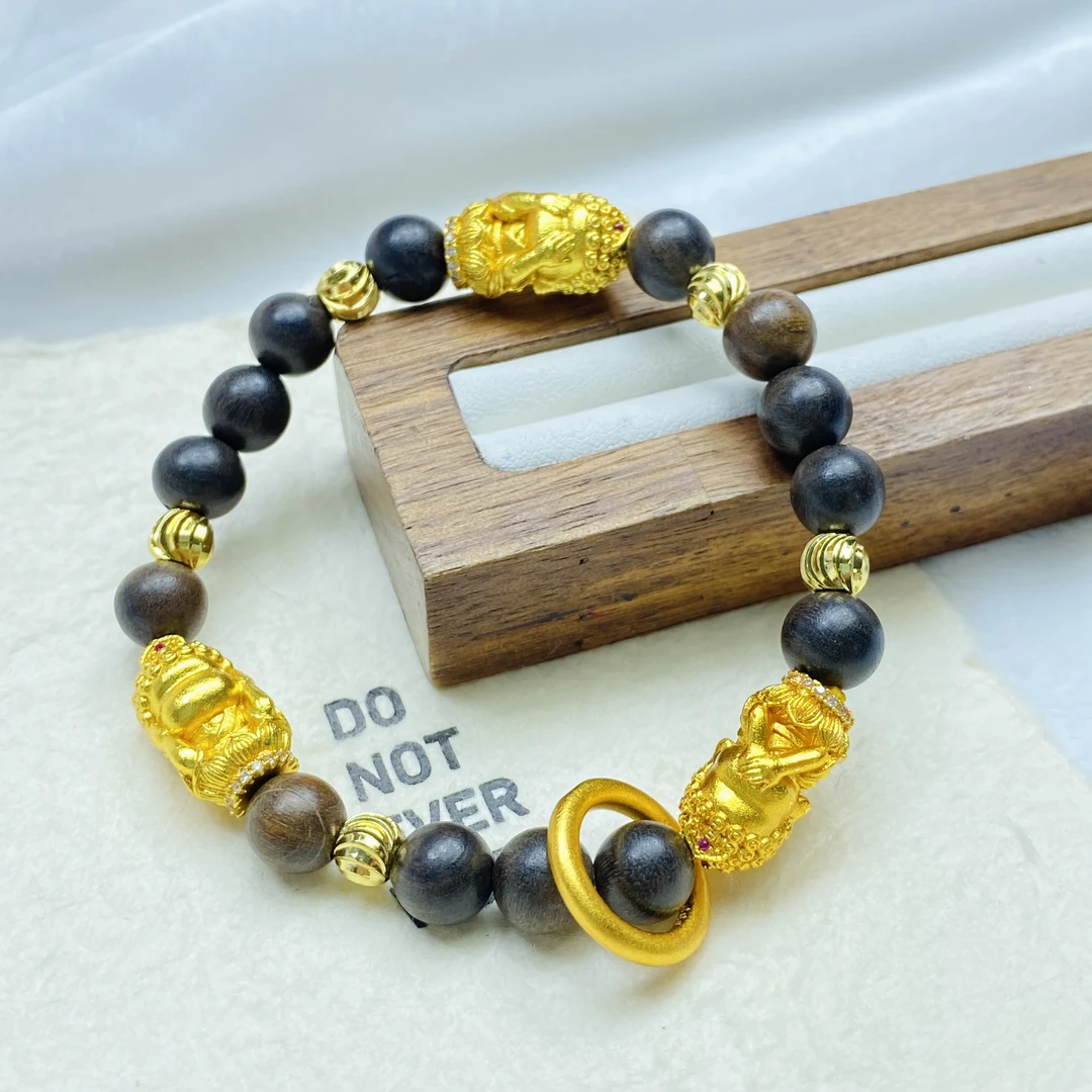 手链 F黄色小佛公手链多样性发货FS011