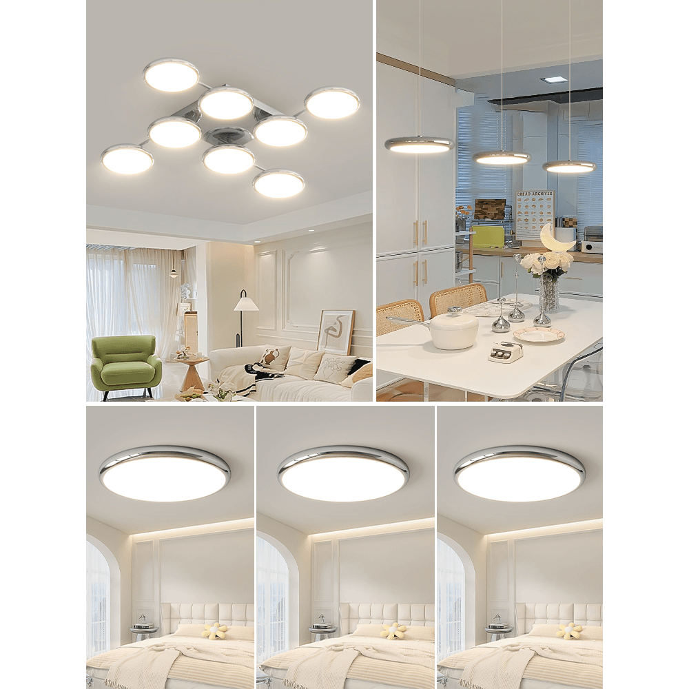 包豪斯客厅吸顶灯具高级感简约现代大气轻奢套餐组合全屋2023新款