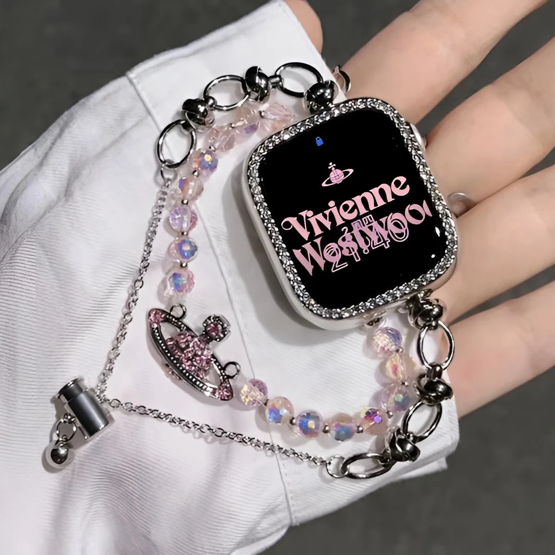 时瑞 甜酷土星手链表带适用iwatchS10苹果手表AppleWatchS9876E女