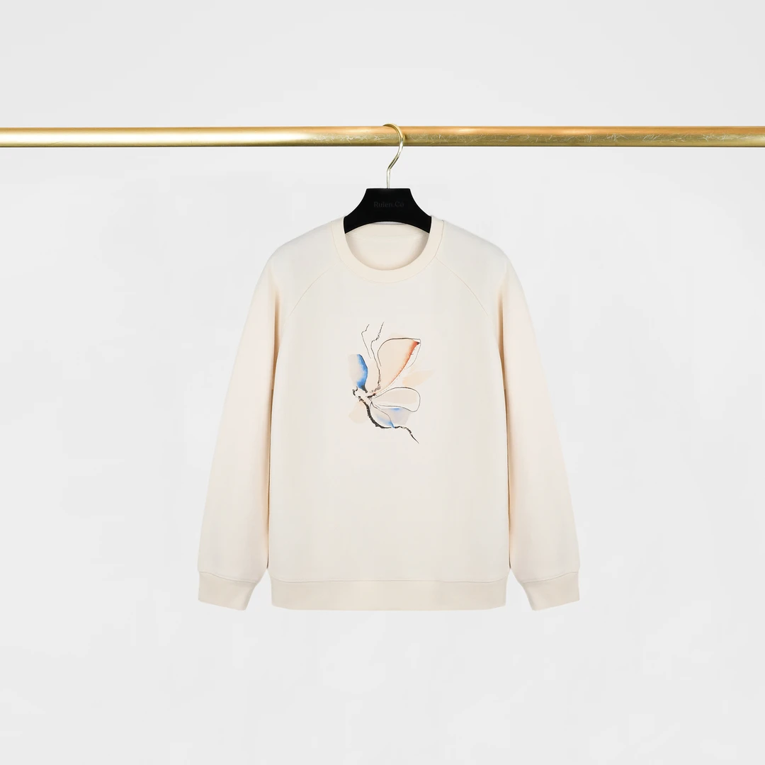 我是摩羯 松弛感卫衣 永迈32S新疆长绒棉直喷印花罗纹长袖卫衣