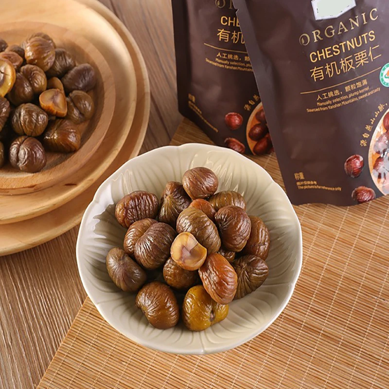 会员臻选有机板栗仁即食休闲网红爆款零食美食解馋充饥坚果软糯