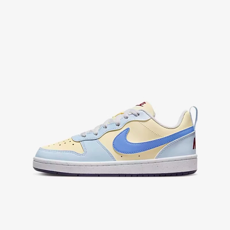 Nike Court Borough 防滑减震耐磨 低帮男女鞋板鞋蓝黄FV8120-141
