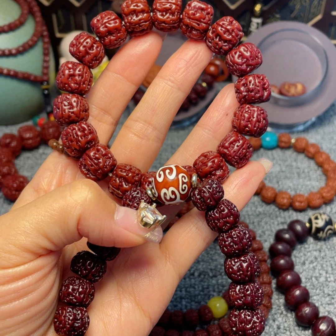 【闪购商品】金刚菩提手串大****丶15盘龙