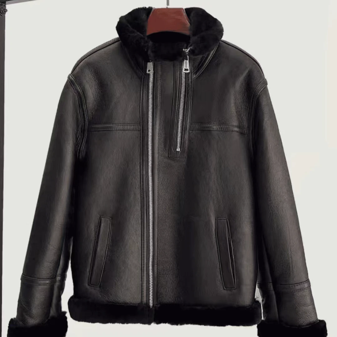 2024新款【6625】女式皮毛一体外套