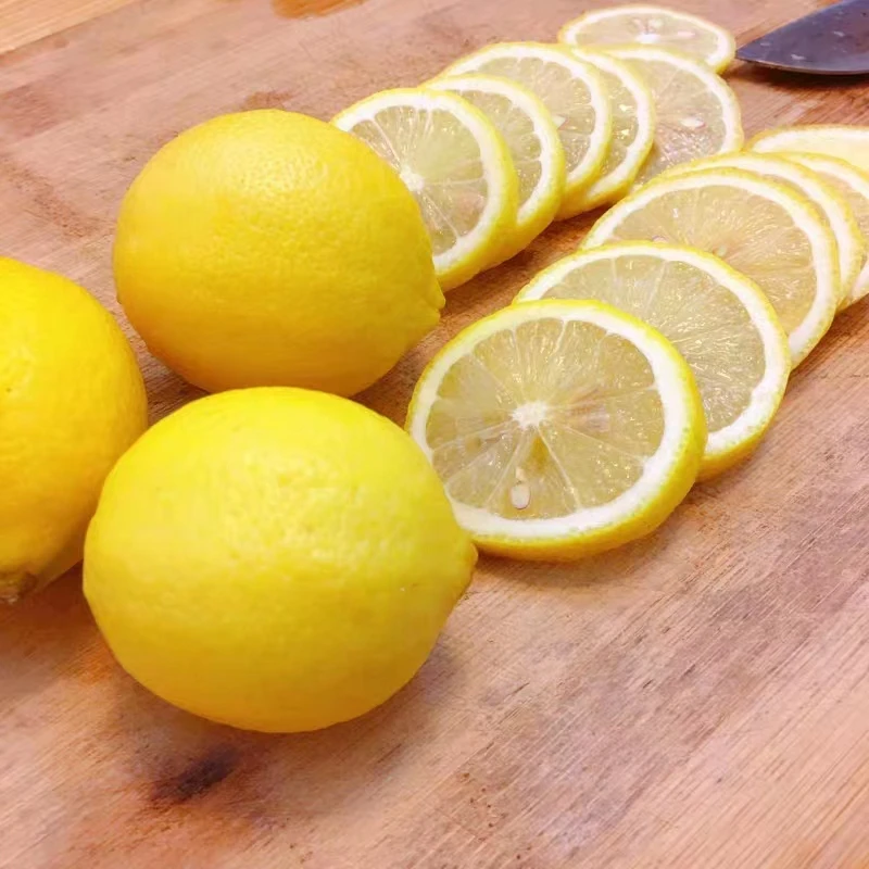 安岳黄柠8个单果60-80g 水果榨汁切片果香柠檬新鲜酸爽多汁