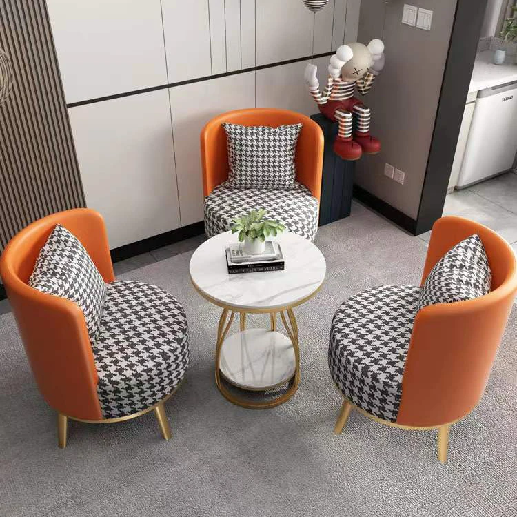 阳台洽谈沙发网红小茶几茶桌椅休闲椅家用阳台一桌两椅组合三件套