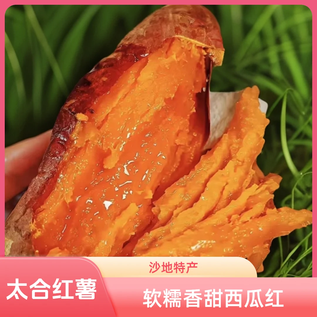 【太合自营】山东沙土地西瓜红蜜薯粉糯香甜红心糖心现挖现发