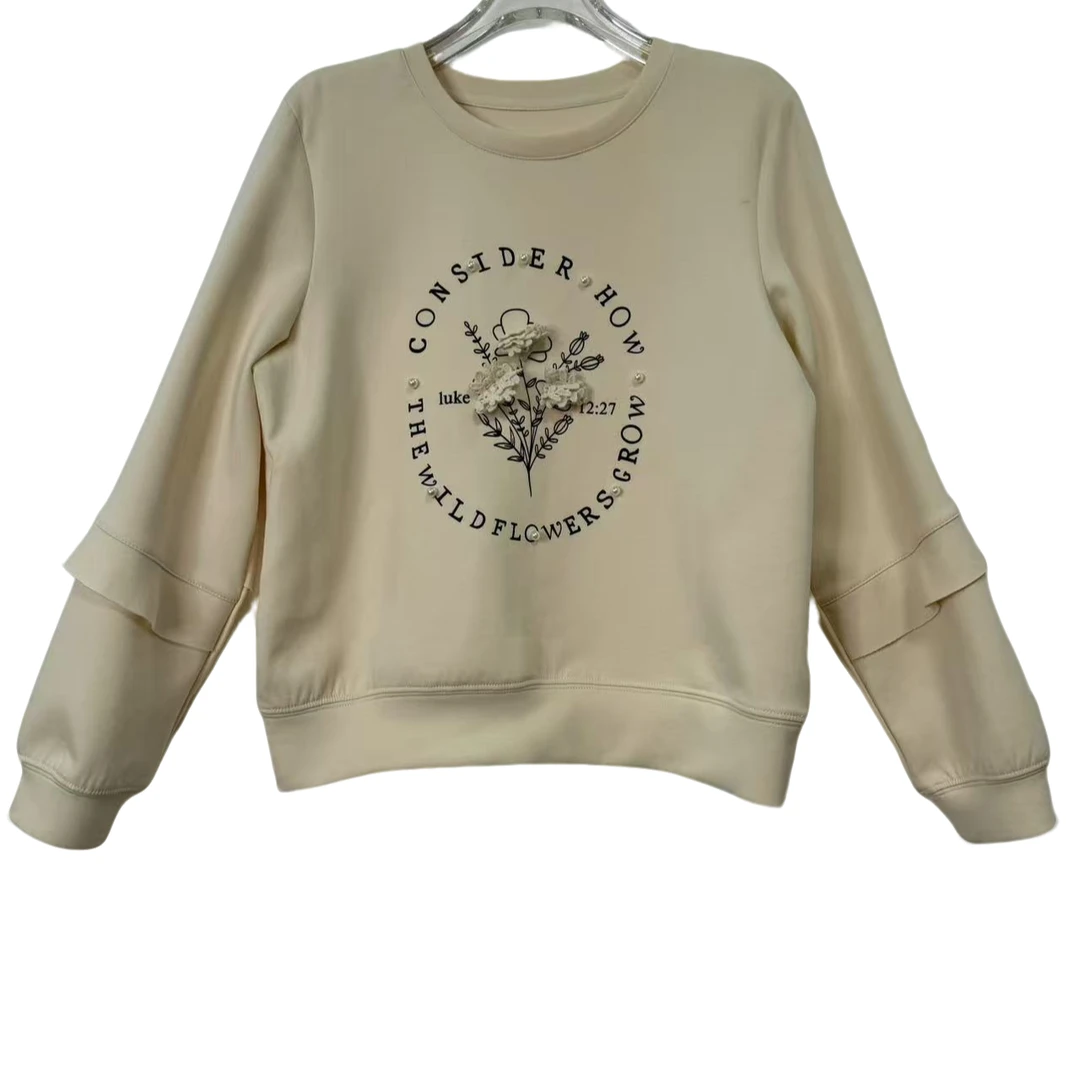 桐然精选031#秋季新款百搭韩版港味时尚胖MM洋气减龄简约长袖上衣