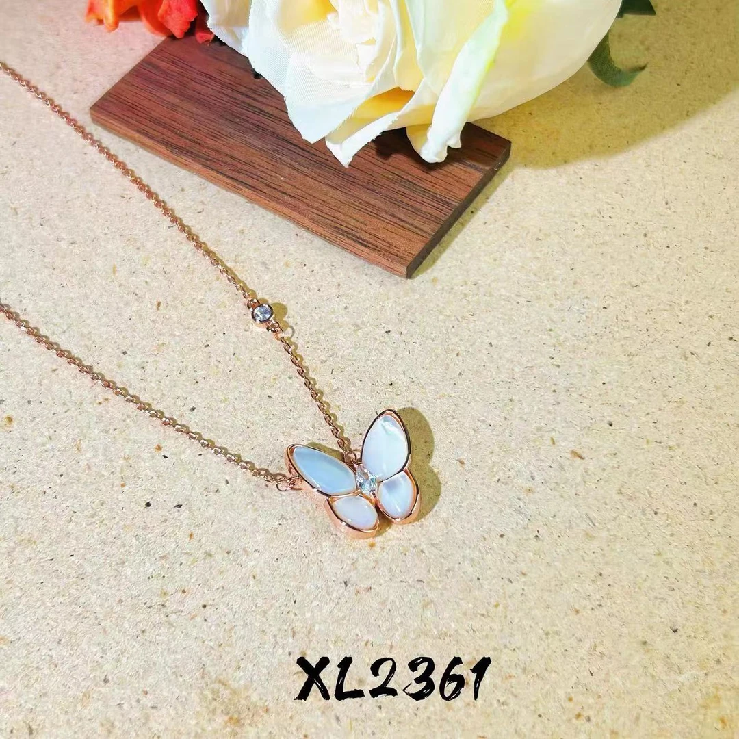 铜合金项链 气质轻奢时尚百搭小众仙女坠链项链xl2361