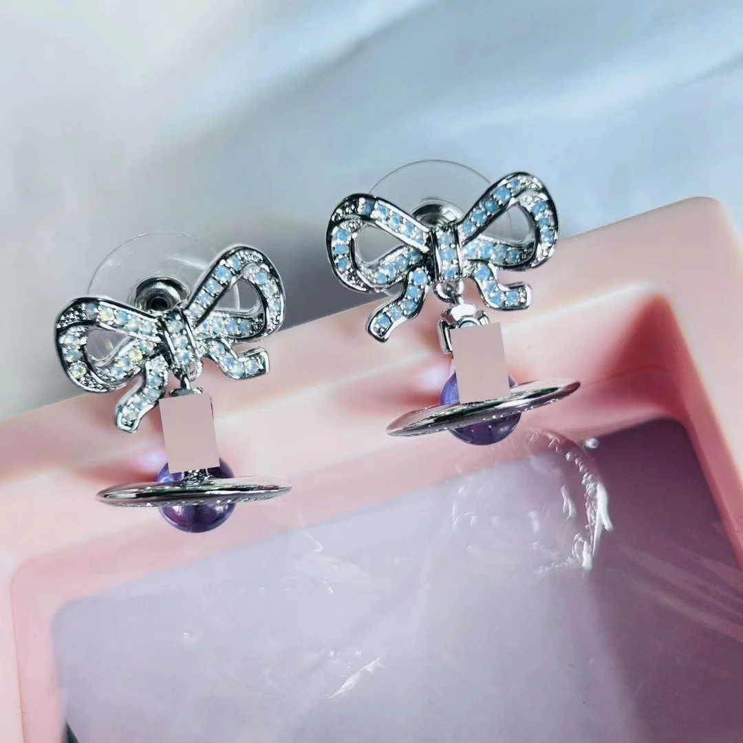 铜合金合成锆石耳饰 【星辰】气质轻奢时尚百搭小众简约经典ed3103