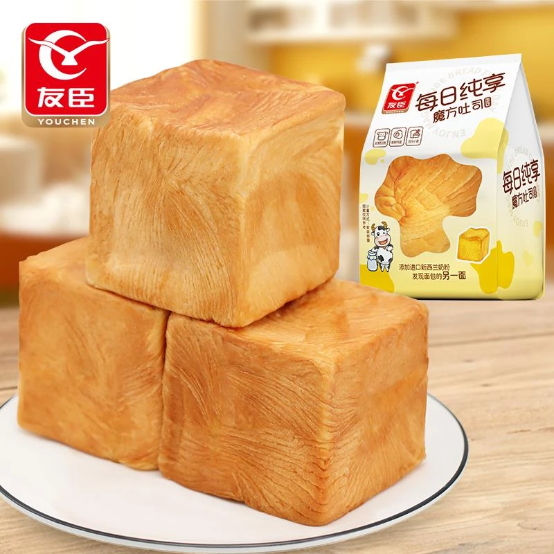 友臣魔方吐司面包营养早餐代餐手撕面包奶香味饱腹零食夜宵充饥