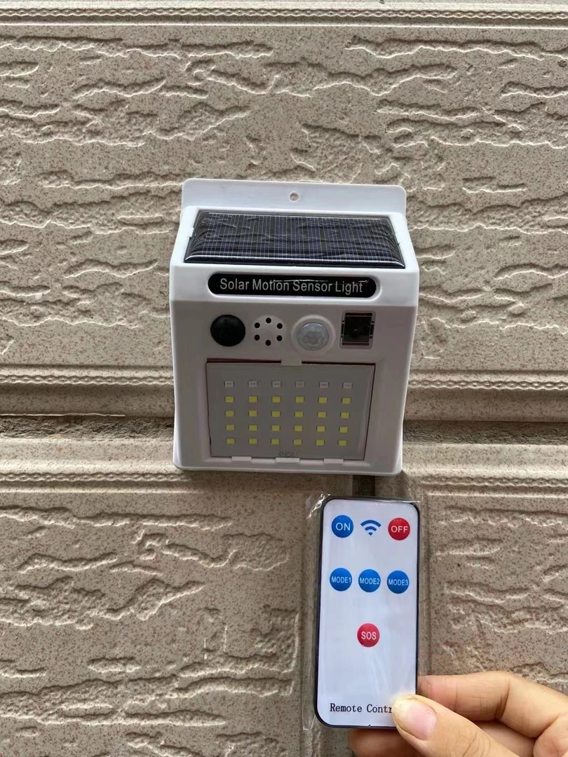 太阳能防贼灯报警壁灯