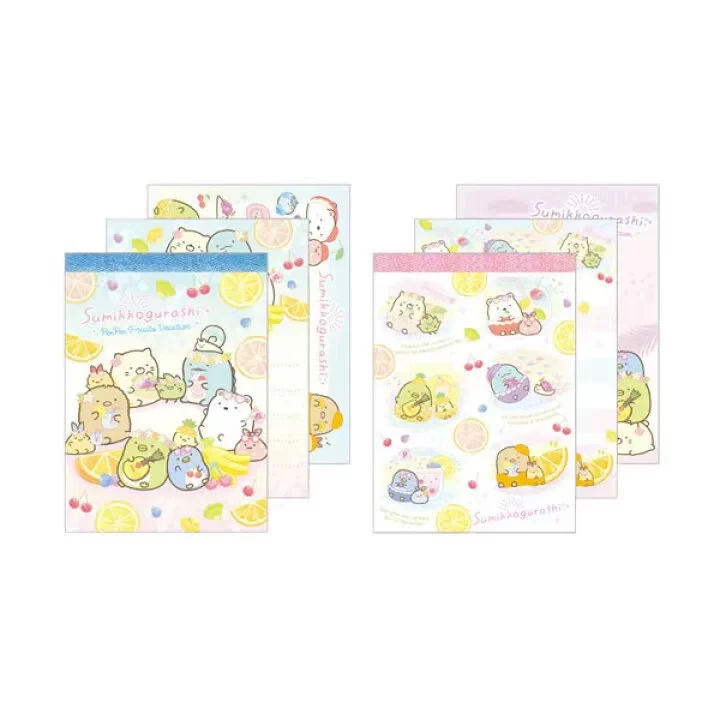 日本进口正品san-x角落生物限定合集公主玩总便签折叠便利贴