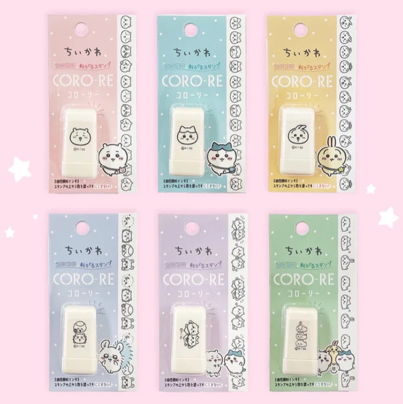 【bilivein】日本限定转轮滚轮印章丑鱼狗子吉伊卡哇自嘲熊黑色印章