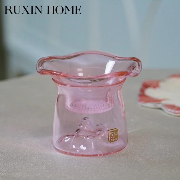 晶焱·高硼硅耐热玻璃 观山过滤组粉色