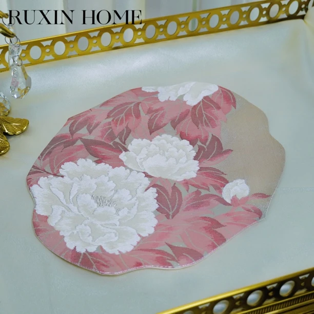 CX 110606 西阵织高端茶席05 白牡丹