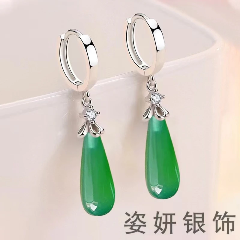 新款时尚耳环玛瑙2024火爆款高级感上档次耳饰气质大气显瘦耳坠女