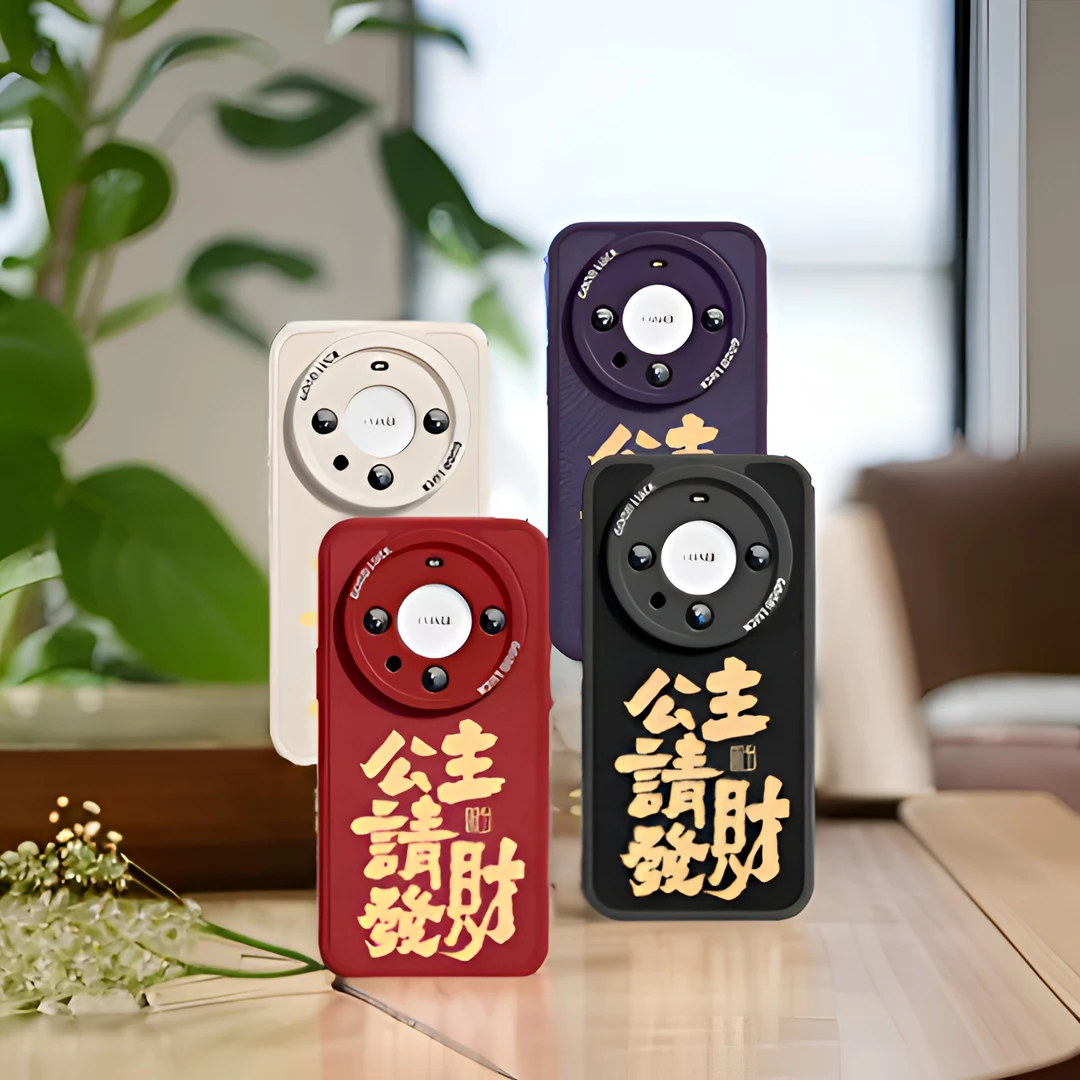 公主请发财适用于华为mate60pro手机壳龙年新款少女小羊皮50/40壳