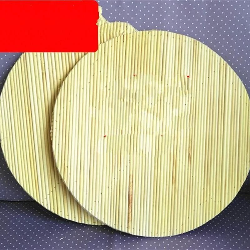 锅拍子家用高粱杆子帘纯手工高粱杆盖帘竹盖帘家用圆形包饺子盖