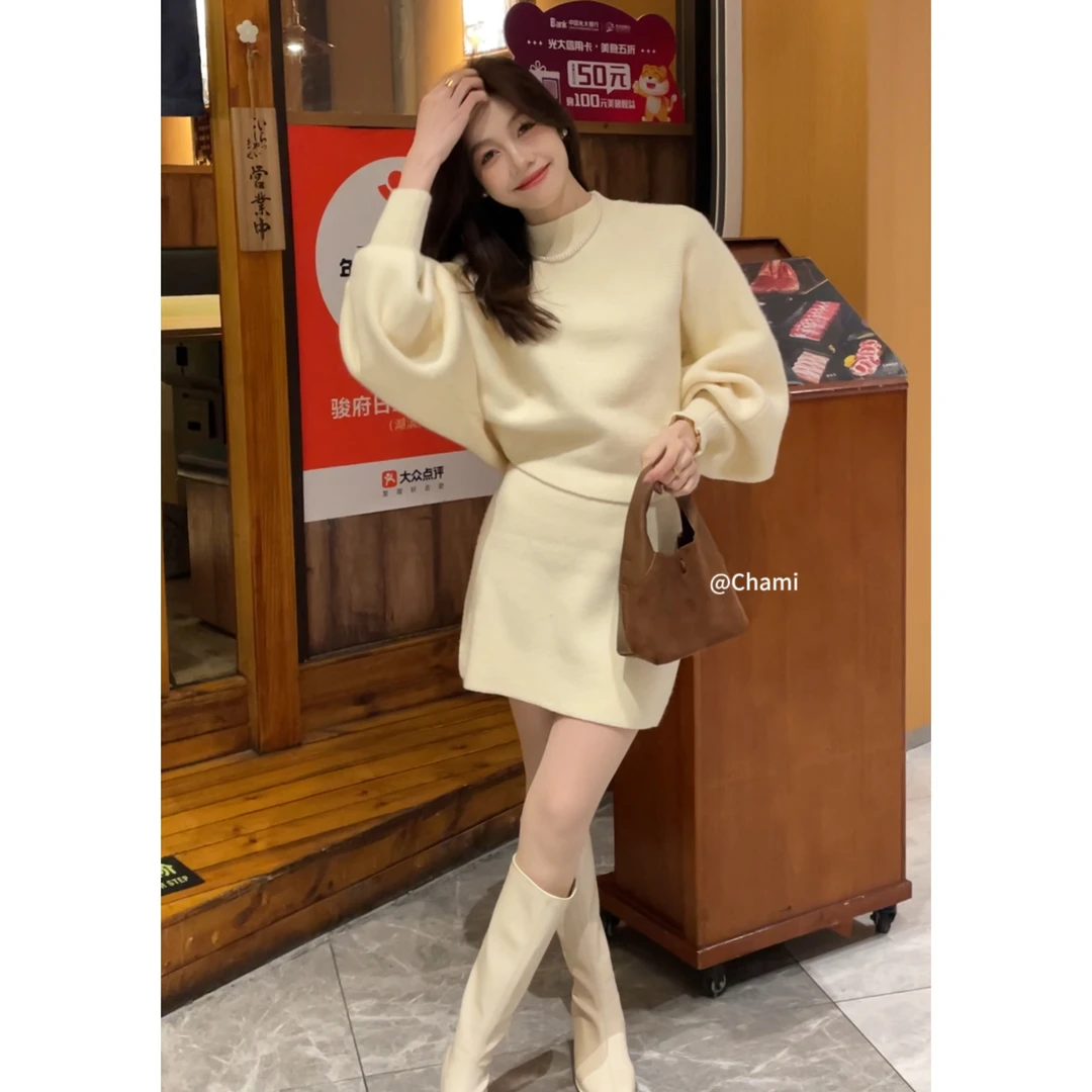 Chami「Romantic香颂」时尚气质毛衣套装