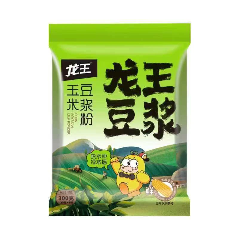 龙王玉米豆浆粉300g*2袋独立小包装速溶冲饮营养早餐