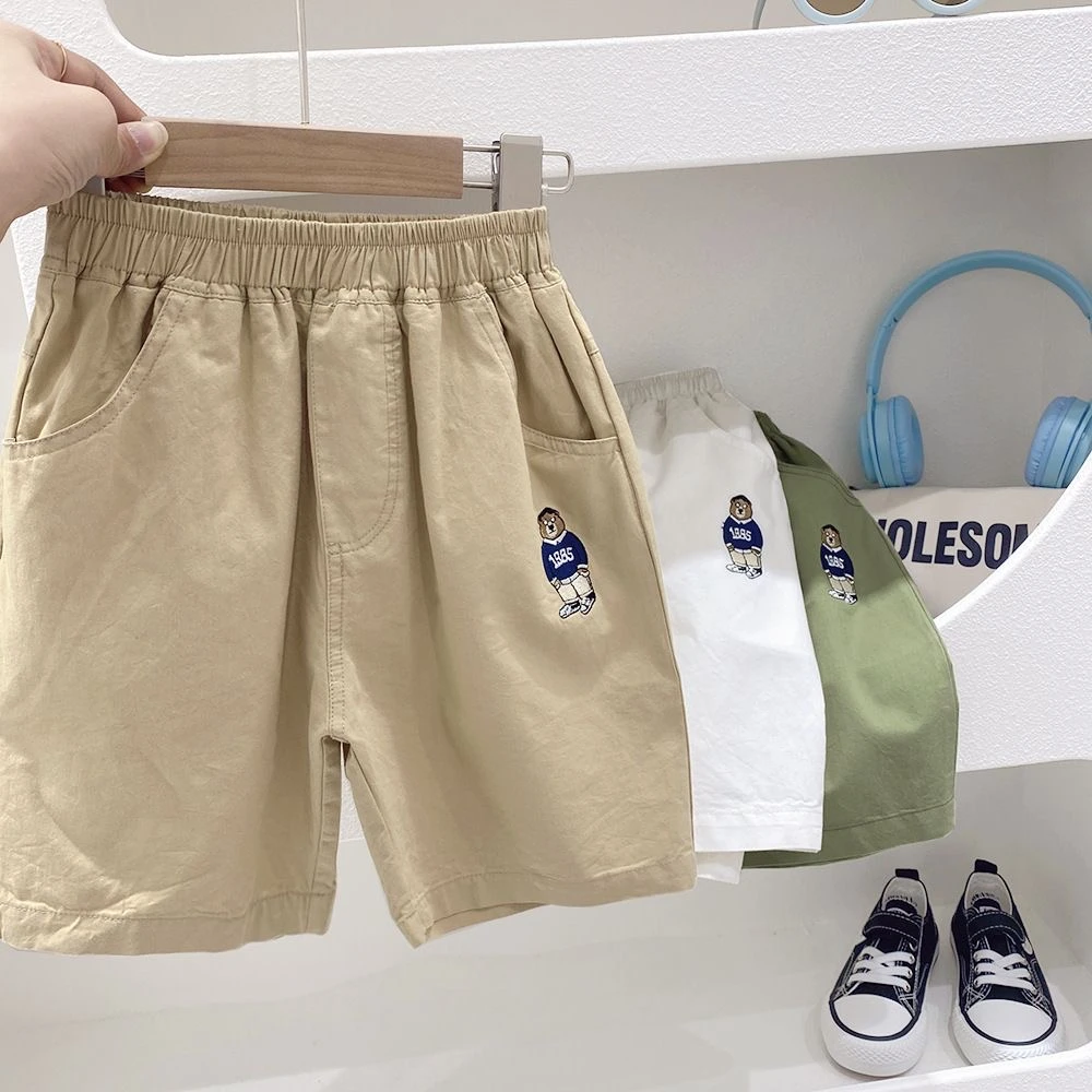 男童短裤夏季外穿2024夏装潮款短款中大童休闲五分裤童装儿童裤子
