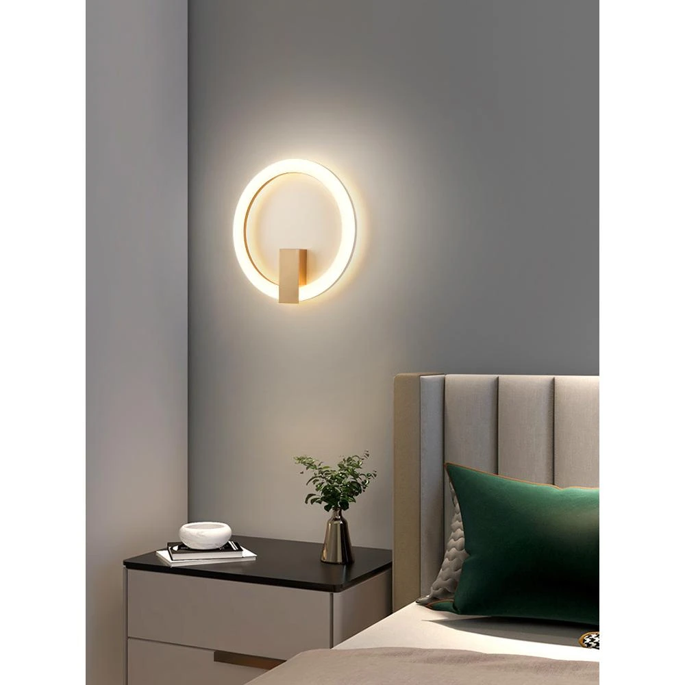 壁灯卧室床头灯简约现代轻奢北欧客厅电视1756图7501000