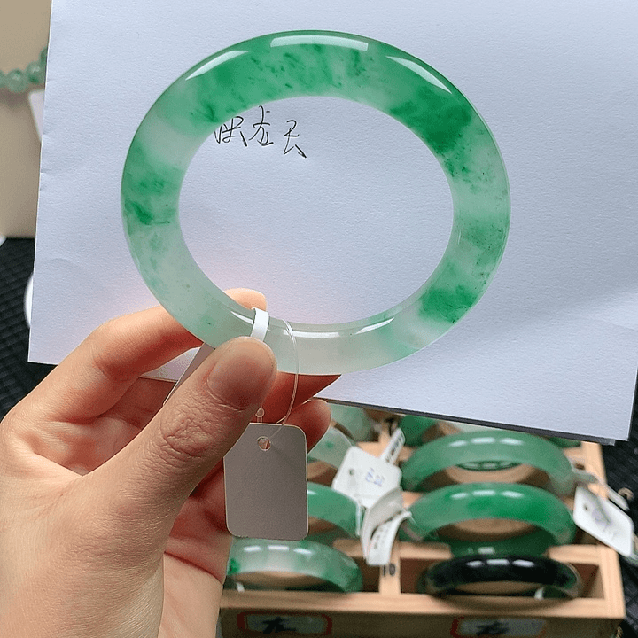 石英质玉手镯56未镶嵌