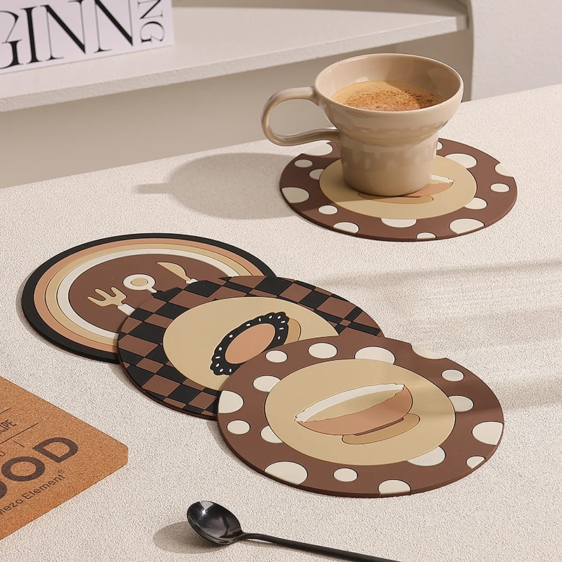 餐桌隔热垫高级感饭桌垫防水防油菜垫菜盘垫碗垫杯托垫桌子防烫垫