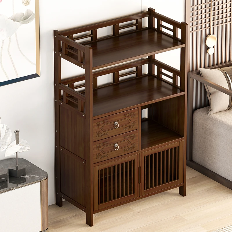 沙发边几茶桌边柜储物柜小茶几侧柜实木客厅茶水茶台茶柜置物架