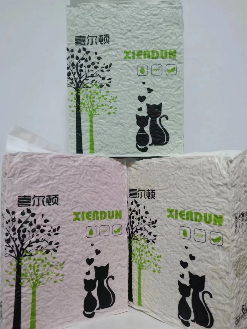 【猫砂】喜尔顿6L豆腐猫砂除臭无尘结团快猫砂吸水天然真空包装清香