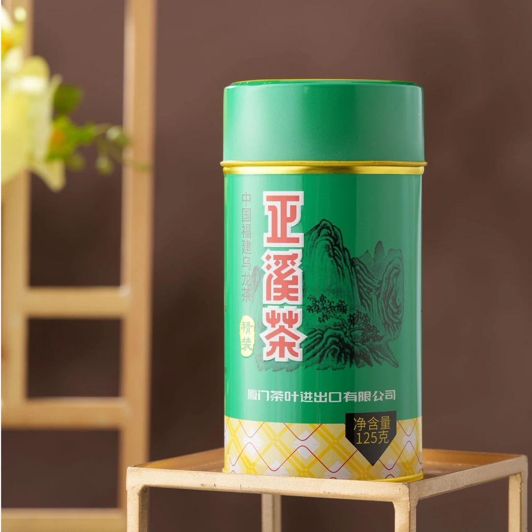 海堤岁月正溪茶XT5035|闽南足火乌龙茶滋味浓醇马口铁罐装125g/罐