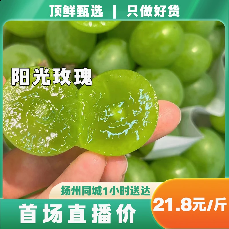 【拍二发三】阳光玫瑰500g/一级果/坏果包赔/1小时送达