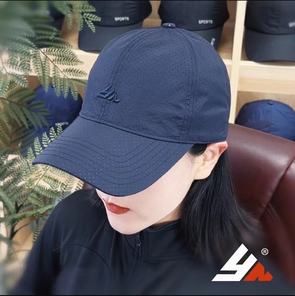 全打孔冰丝速干夏季新款防晒帽户外时尚百搭透气棒球帽