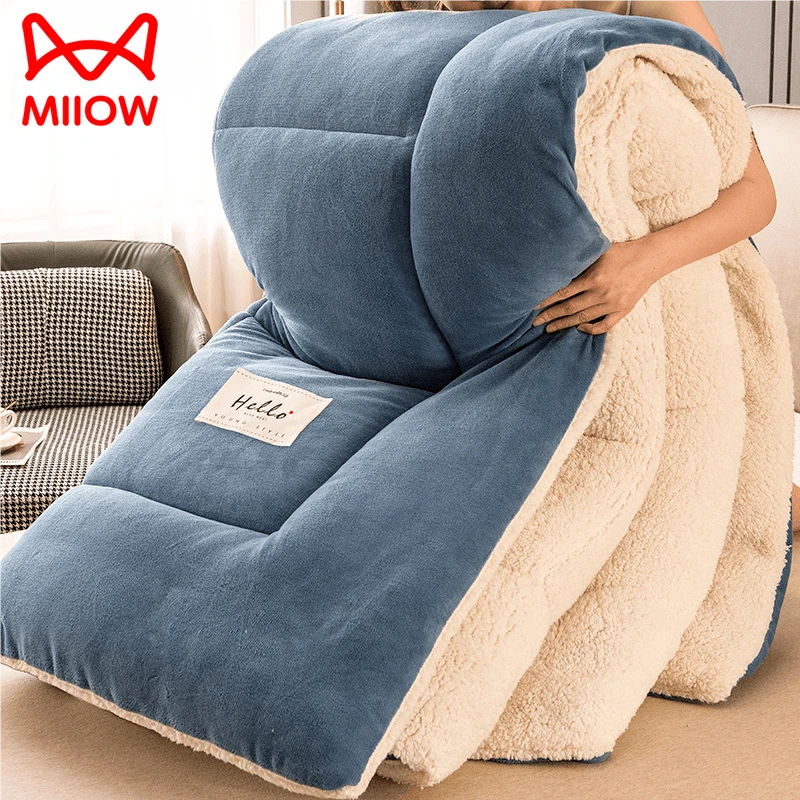 牛奶绒被子冬被棉被加厚保暖冬天宿舍单人学生四季通用秋冬被芯