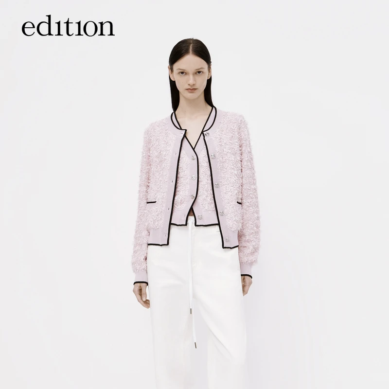 【陈大可】edition针织上衣小香风开衫时尚两件套#EBC3CARK03