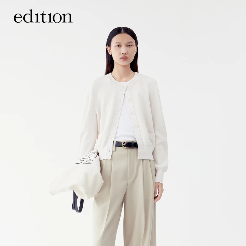 【陈大可】edition小香风针织开衫年毛衣#EBC1CAR010