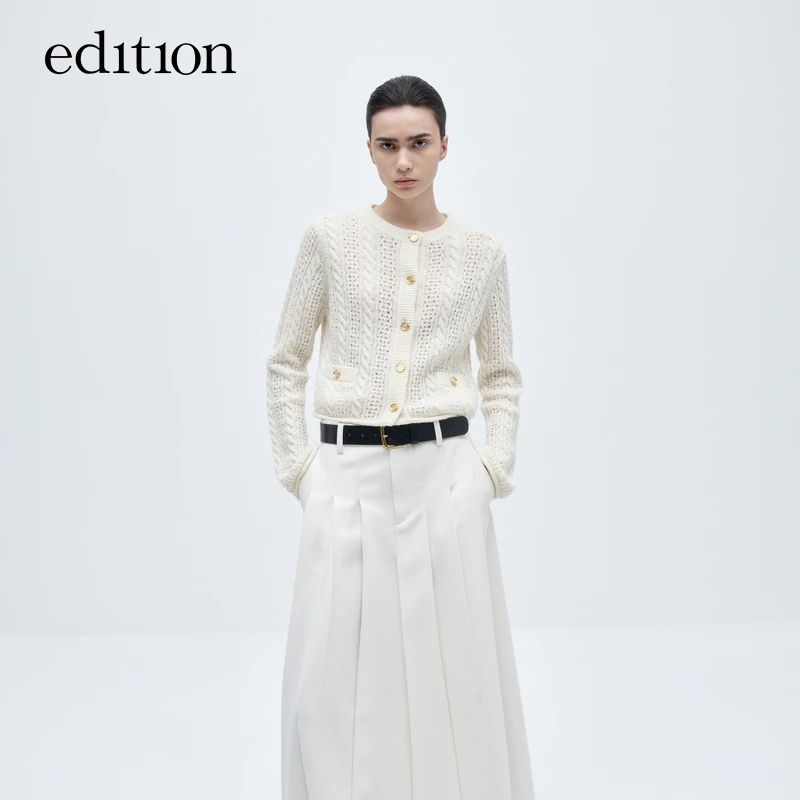 【陈大可】edition绞花小香风开衫#EBC4CAR002