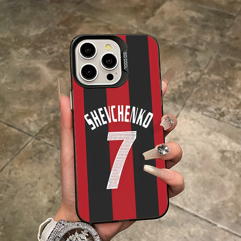 磁吸舍普琴科16苹果15promax手机壳iphone17小众13硬11AC米兰14