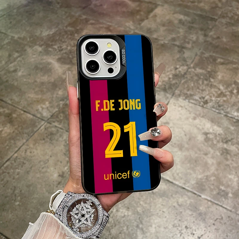 德容苹果16promax手机壳iphone15潮13/12磨砂14高级感足球华为p70