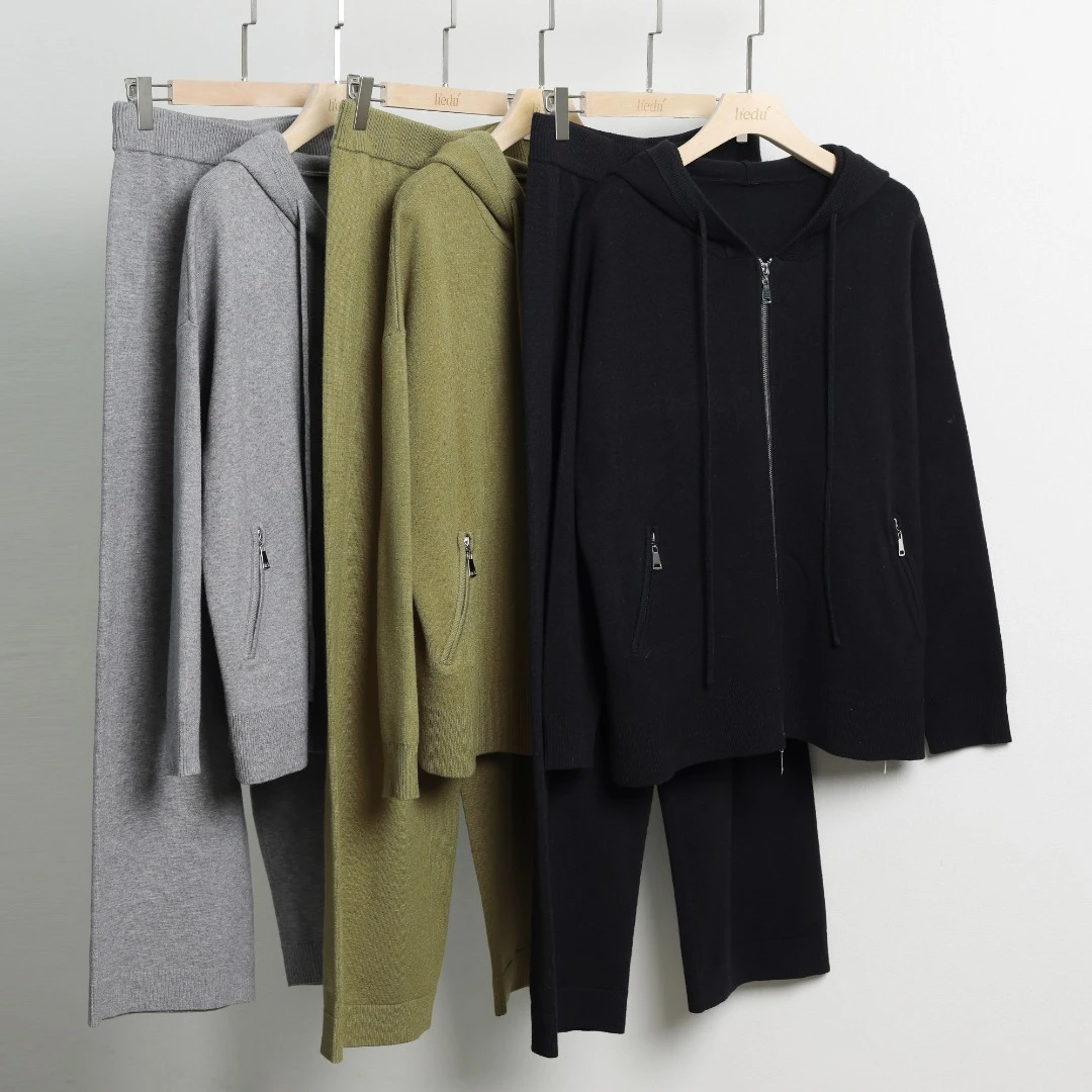 小野人清仓微胖大码针织套装ZY210Q69