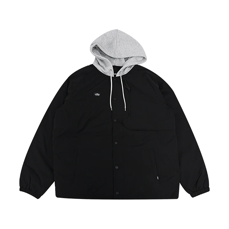 VANS范斯男子TRANSIT COACH DOWN JKT厚外套-中VN000KCUBLK