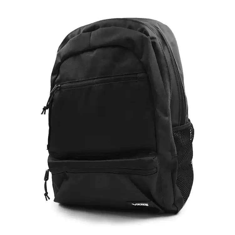 VANS范斯男女同款运动休闲简约黑色双肩背包学生书包VN000GRXBLK
