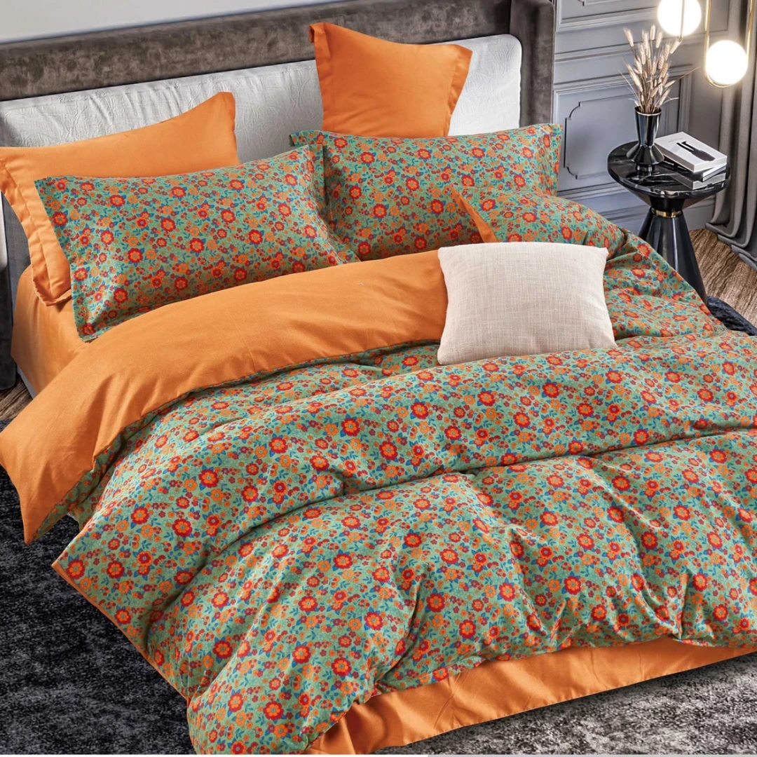 【冬日暖阳】生姜暖绒被套亲肤柔软舒适透气担任加厚磨毛斜纹被罩