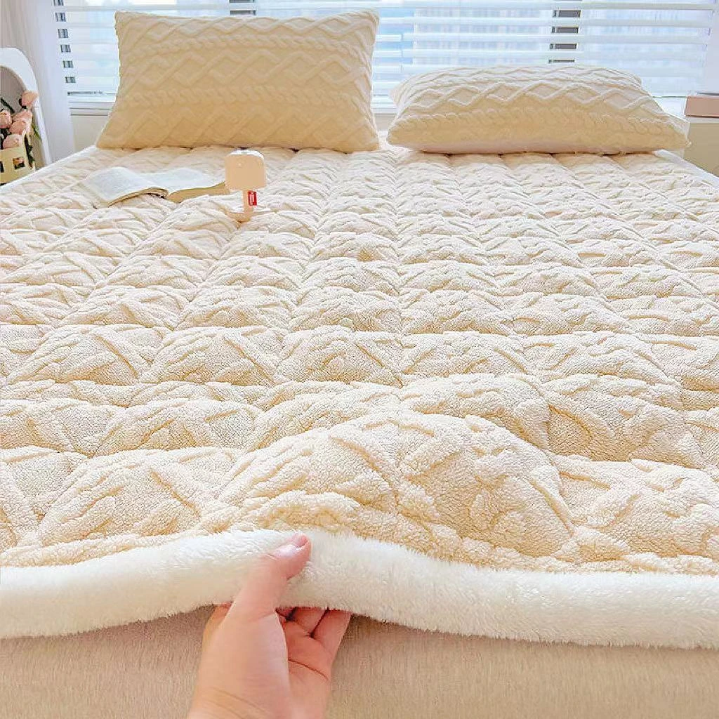 塔芙绒特厚床垫褥子软垫家用床毯垫被防滑宿舍学生上下铺毛毯铺底