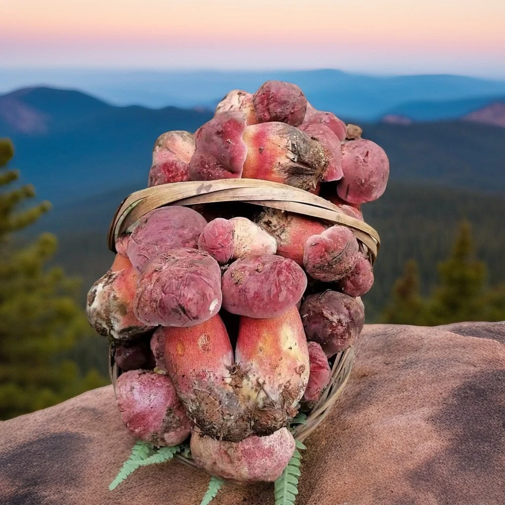 云南新鲜见手青紫葱菌见手青非红葱菌蘑菇当季包邮食用鲜货尤莱特