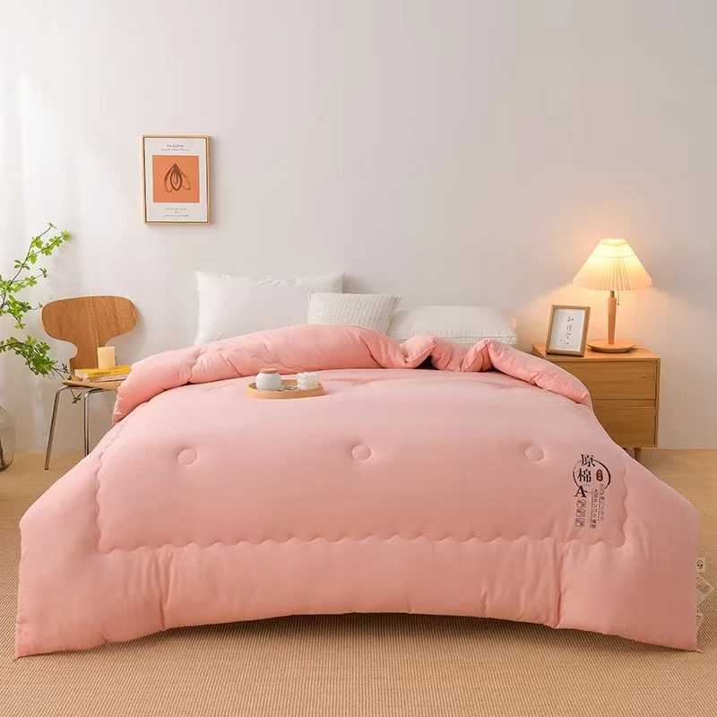 A类原棉大豆纤维被子冬被加厚保暖单双人厚棉被春秋宿舍空调学生